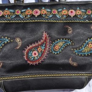 Vintage Liz Claiborne bohemian tote